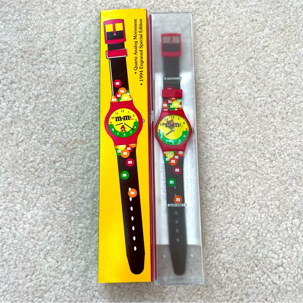 M&M Brand Collectors Unisex Analog Watch - New in Box RARE!